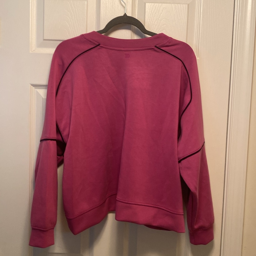 All in Motion Dark Violet Sandwash Pickleball Crew Sweatshirt…size XXL - Picture 2 of 8